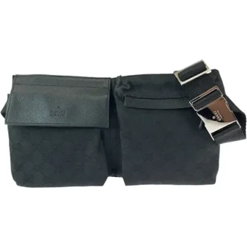 Pre-owned Cross Body Bags, male, , Size: ONE SIZE Pre-owned Canvas gucci-bags - Gucci Vintage - Modalova