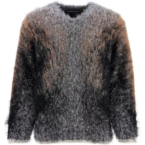 Gradient Oversized Sweater Faux Fur Effect - Y/Project - Modalova