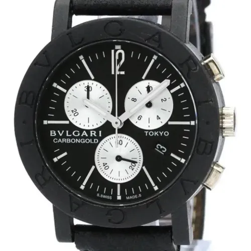 Pre-owned Leder watches - Bvlgari Vintage - Modalova