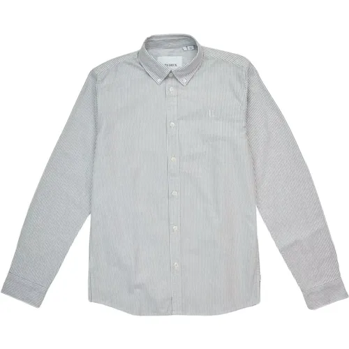 Kristian Oxford Forest Green Shirt , male, Sizes: XL, S, L, M - Les Deux - Modalova