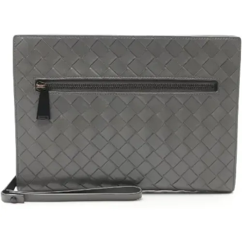 Pre-owned Clutches, female, , Size: ONE SIZE Pre-owned Leather clutches - Bottega Veneta Vintage - Modalova