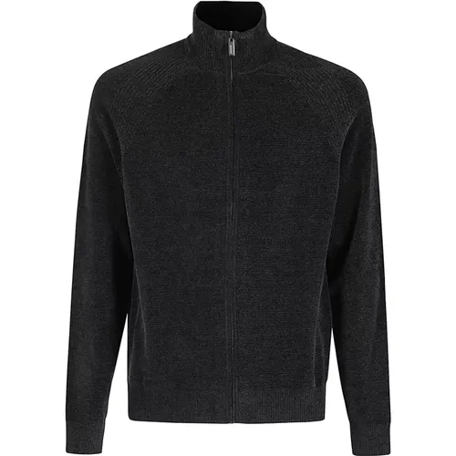 Cardigans, male, , Size: XL Soft Zip Knit Sweater - RRD - Modalova