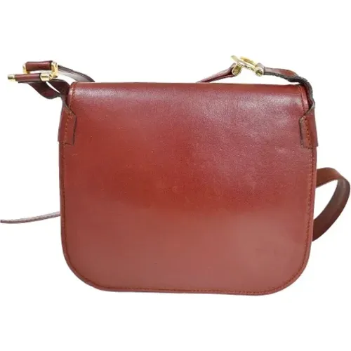 Pre-owned Cross Body Bags, female, , Size: ONE SIZE Pre-owned Leather shoulder-bags - Cartier Vintage - Modalova