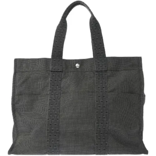 Pre-owned Tote Bags, female, , Size: ONE SIZE Pre-owned Canvas shoulder-bags - Hermès Vintage - Modalova