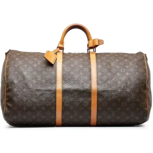 Pre-owned Weekend Bags, female, , Size: ONE SIZE Pre-owned Canvas louis-vuitton-bags - Louis Vuitton Vintage - Modalova