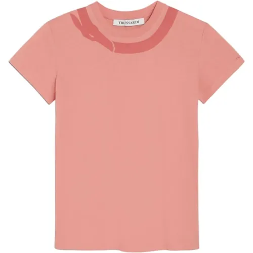 T-Shirts , Damen, Größe: XS - Trussardi - Modalova