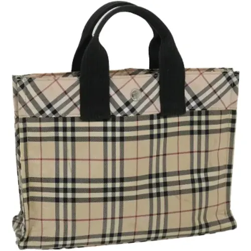 Pre-owned Tote Bags, female, , Size: ONE SIZE Pre-owned Nylon handbags - Burberry Vintage - Modalova