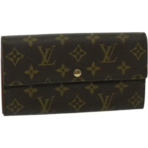 Pre-owned Canvas wallets , female, Sizes: ONE SIZE - Louis Vuitton Vintage - Modalova