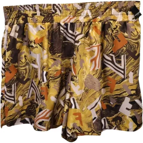 Pre-owned Shorts, male, , Size: 2XS Pre-owned Silk bottoms - Fendi Vintage - Modalova