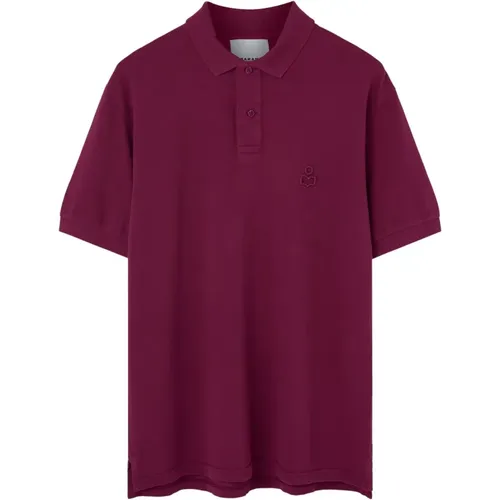 Embroidered Logo Polo Shirts , male, Sizes: M, XL, L, S - Isabel marant - Modalova