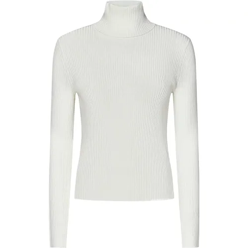 Turtlenecks, female, , Size: M Ribbed Turtleneck Sweater with Cut-Out - P.a.r.o.s.h. - Modalova