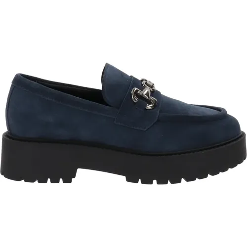 Leder Damen Loafers Elegant Bequem , Damen, Größe: 40 EU - Nerogiardini - Modalova