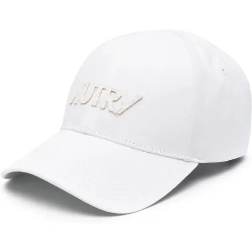 Caps, male, , Size: ONE SIZE Baseball Cap with Embroidered Logo - Autry - Modalova