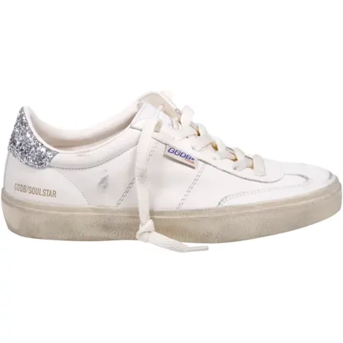 Nappa Leder Glitzer Absatz Schuhe - Golden Goose - Modalova