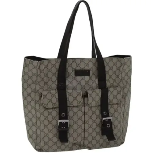 Pre-owned Tote Bags, female, , Size: ONE SIZE Pre-owned Canvas totes - Gucci Vintage - Modalova