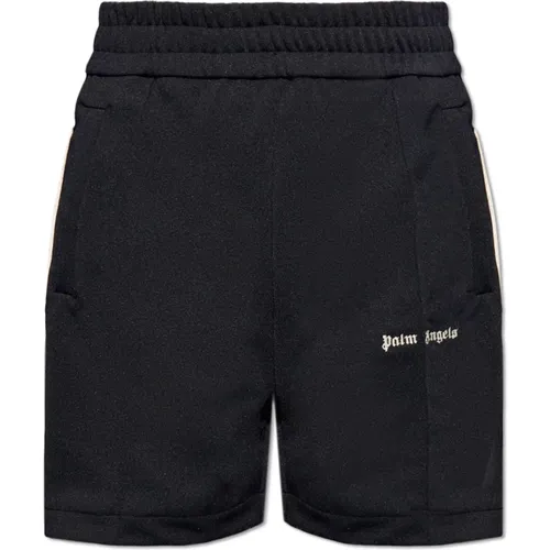 Shorts with logo , male, Sizes: S, XL - Palm Angels - Modalova