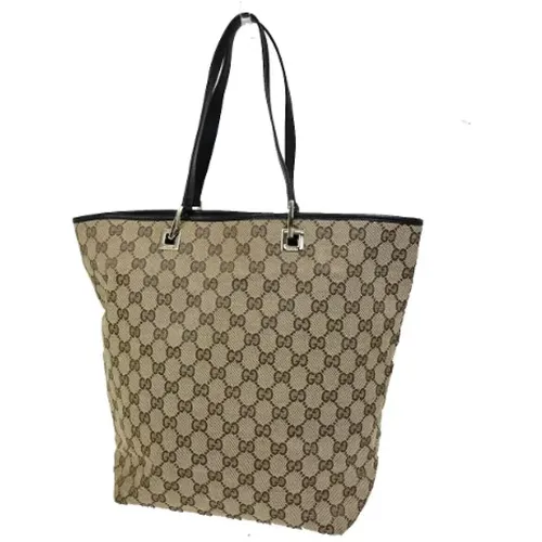 Pre-owned Tote Bags, female, , Size: ONE SIZE Pre-owned Canvas gucci-bags - Gucci Vintage - Modalova