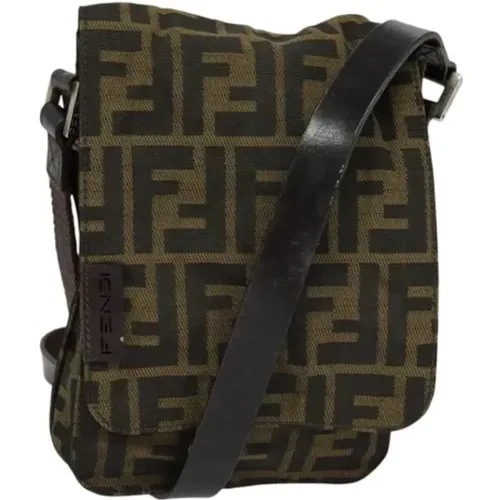 Pre-owned Cross Body Bags, female, , Size: ONE SIZE Pre-owned Canvas fendi-bags - Fendi Vintage - Modalova