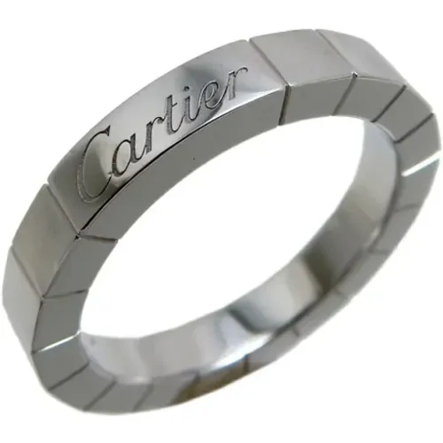 Pre-owned Jewellery, female, , Size: ONE SIZE Pre-owned White Gold rings - Cartier Vintage - Modalova