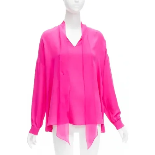 Pre-owned Silk tops , female, Sizes: XS - Valentino Vintage - Modalova