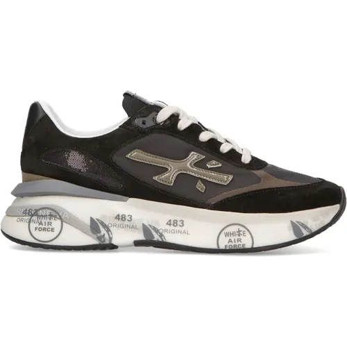 Suede Leather Sneakers Chic Style , female, Sizes: 8 UK, 6 UK, 7 UK, 4 UK, 3 UK - Premiata - Modalova