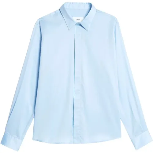 Sky Hidden Buttoning Hemd , Damen, Größe: XL - Ami Paris - Modalova