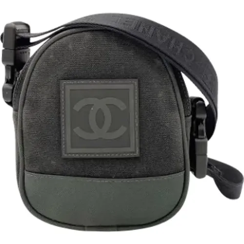 Pre-owned Cross Body Bags, female, , Size: ONE SIZE Pre-owned Canvas crossbody-bags - Chanel Vintage - Modalova