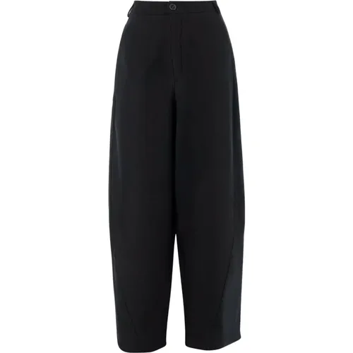 Wide Trousers, female, , Size: 2XS Phebe Wide-Leg Wool Trousers - Darkpark - Modalova