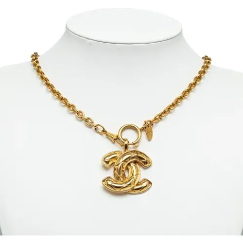 Pre-owned Jewellery, female, , Size: ONE SIZE Pre-owned Gold necklaces - Chanel Vintage - Modalova