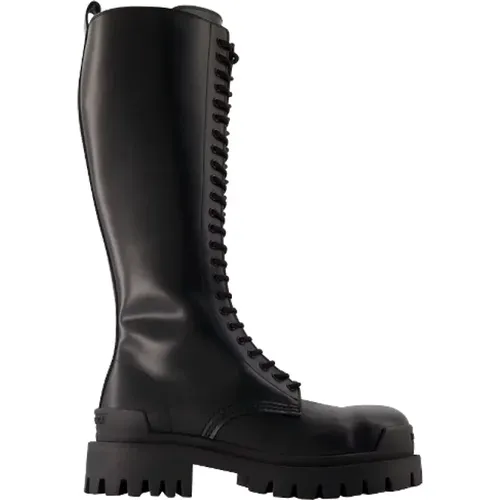 Leder boots Balenciaga - Balenciaga - Modalova