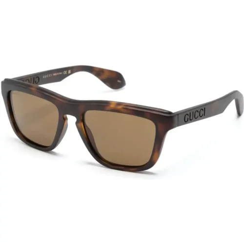 Gg1571S 002 Sonnenbrille , Herren, Größe: 55 MM - Gucci - Modalova