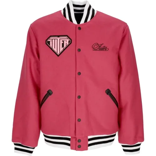 Varsity Woll College Jacke , Herren, Größe: M - IUTER - Modalova