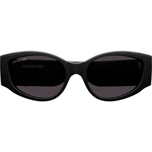 Schwarze Sonnenbrille für Frauen , Damen, Größe: 58 MM - Balenciaga - Modalova