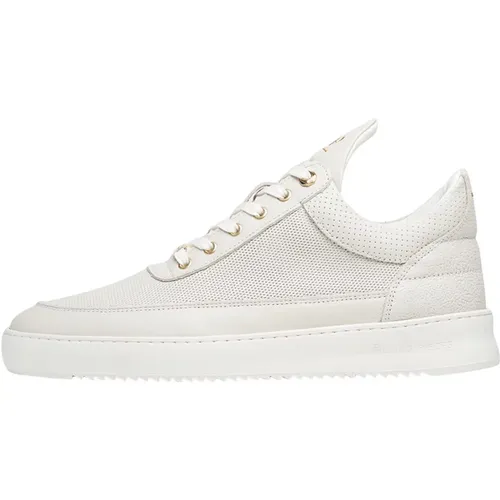 Low Top Aten Off , male, Sizes: 7 UK, 9 UK, 3 UK, 12 UK, 5 UK, 11 UK, 6 UK, 1 UK, 8 UK, 10 UK - Filling Pieces - Modalova