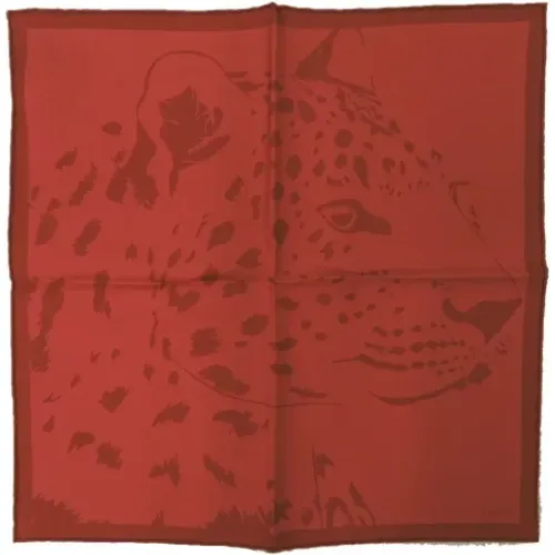 Pre-owned Scarves, female, , Size: ONE SIZE Pre-owned Silk scarves - Cartier Vintage - Modalova