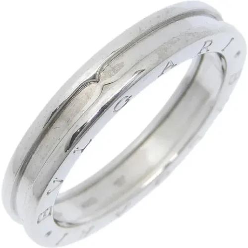 Pre-owned Jewellery, female, , Size: ONE SIZE Pre-owned White Gold rings - Bvlgari Vintage - Modalova