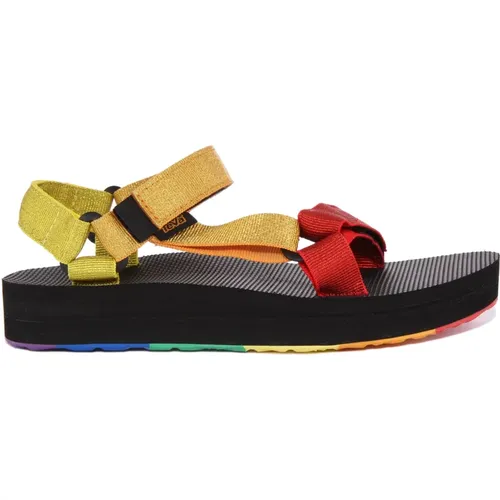 Colorful Pride Sandals for Women , female, Sizes: 5 UK, 3 UK, 4 UK - Teva - Modalova