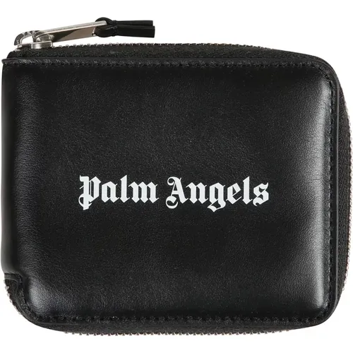 Wallets & Cardholders, male, , Size: ONE SIZE Stylish Wallet for Men and Women - Palm Angels - Modalova