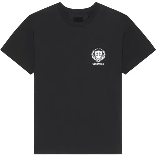 Branded Cotton T Shirt Size: XS, colour: , male, Sizes: XS, M, S - Givenchy - Modalova