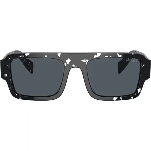 Square Acetate Sunglasses in Tortoise , male, Sizes: 53 MM - Prada - Modalova