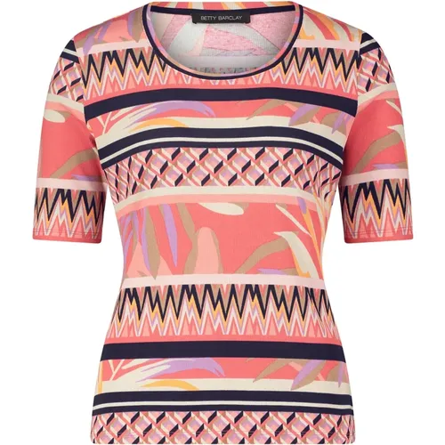 Grafisches Muster City Shirt , Damen, Größe: 4XL - Betty Barclay - Modalova
