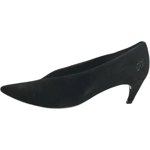 Pre-owned Pumps, female, , Size: 8 1/2 US Pre-owned Suede heels - Sergio Rossi Pre-owned - Modalova