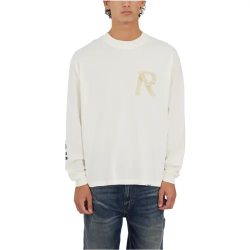 Long Sleeve Tops, male, , Size: M Masking Tape Initial T-Shirt - Represent - Modalova