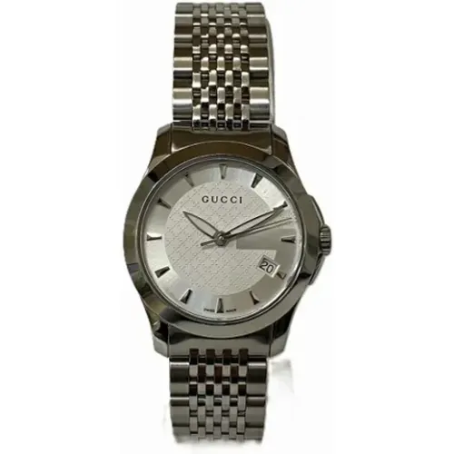 Pre-owned Watches, female, , Size: ONE SIZE Pre-owned Stainless Steel watches - Gucci Vintage - Modalova