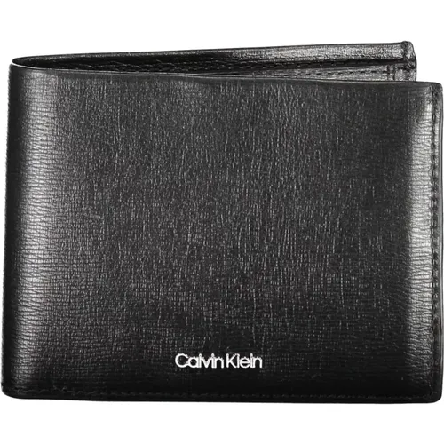 Wallets & Cardholders, male, , Size: ONE SIZE Leather Wallet - Calvin Klein - Modalova