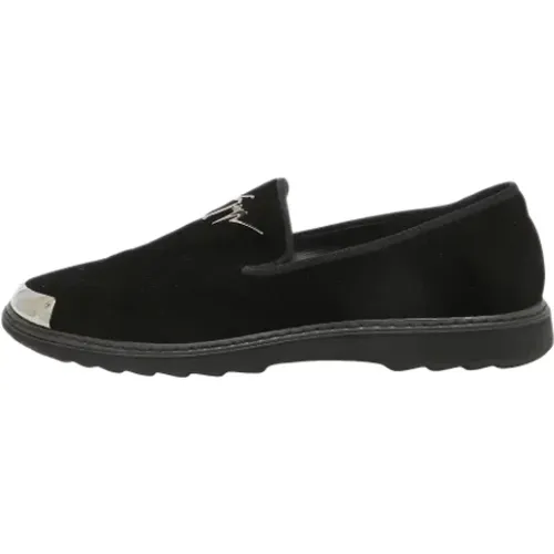 Pre-owned Flats, male, , Size: 11 US Pre-owned Velvet flats - Giuseppe Zanotti Pre-owned - Modalova