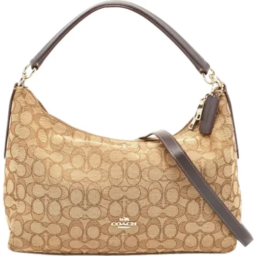 Pre-owned Cross Body Bags, female, , Size: ONE SIZE Pre-owned Canvas handbags - Coach Pre-owned - Modalova