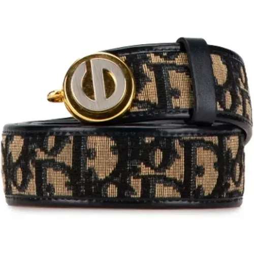 Pre-owned Belts, female, , Size: ONE SIZE Pre-owned Canvas belts - Dior Vintage - Modalova