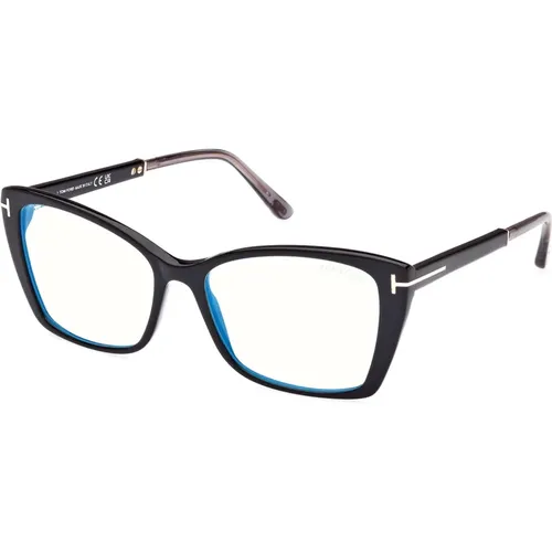 Glasses, unisex, , Size: 55 MM Blue Block Eyewear Frames Ft5893-B - Tom Ford - Modalova