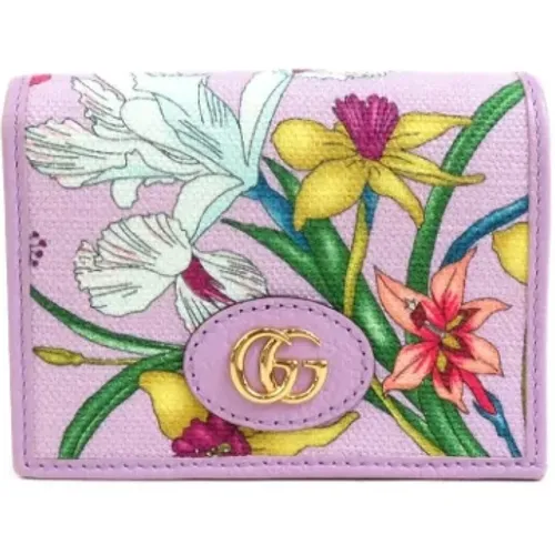 Pre-owned Canvas wallets , female, Sizes: ONE SIZE - Gucci Vintage - Modalova